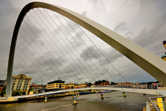 Blinking Eye Footbridge, Tyneside