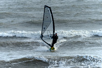 Windsurfing at Druridge Bay