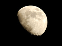 Moon entering Gibbous phase