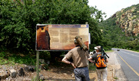 Taita Falcon information board