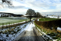 Road to Wooler from Cheviots, early 2006